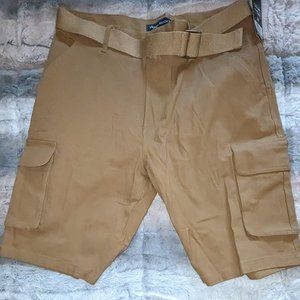 Brand New Wicked Stitch Tan Cargo Shorts